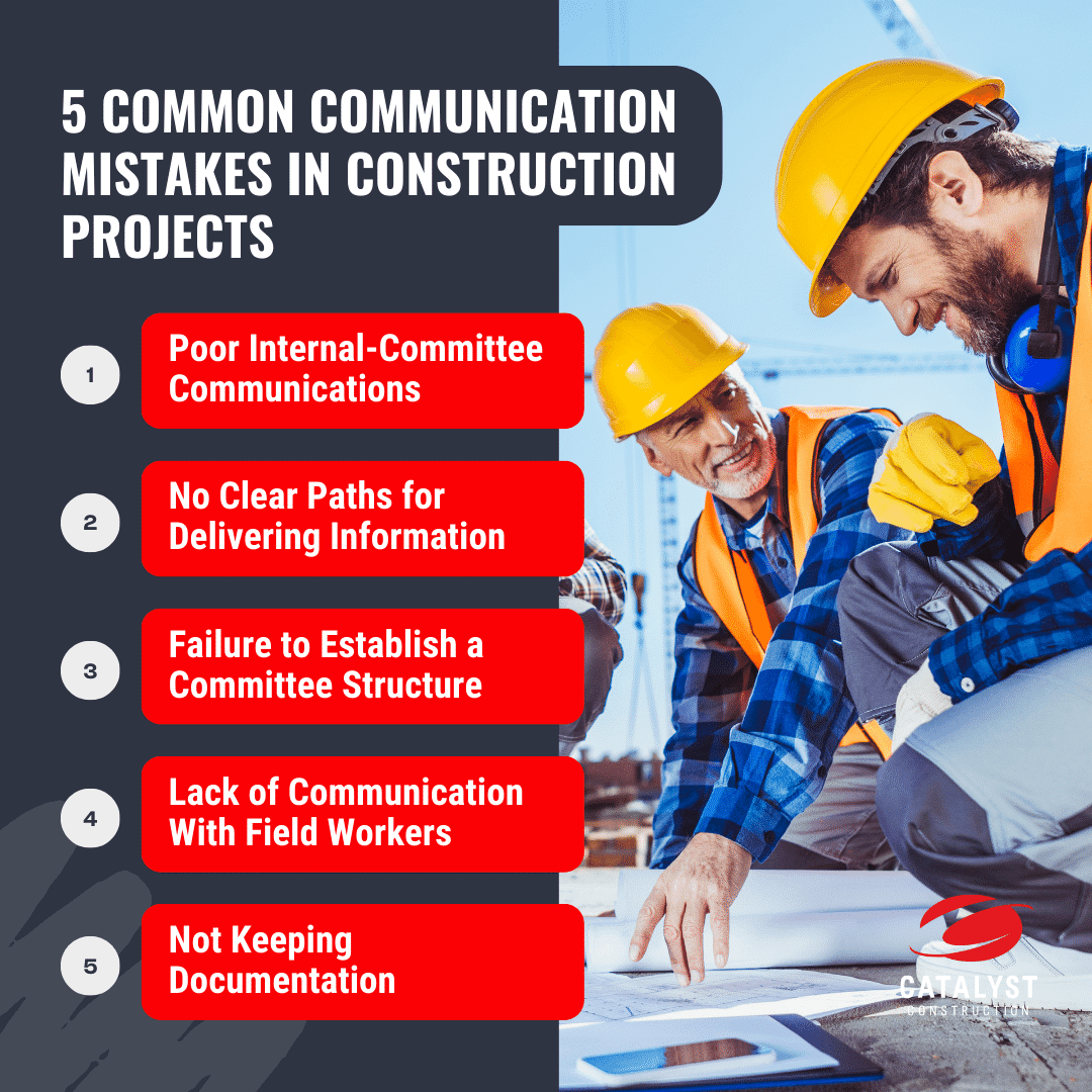 common communication mistakes construction