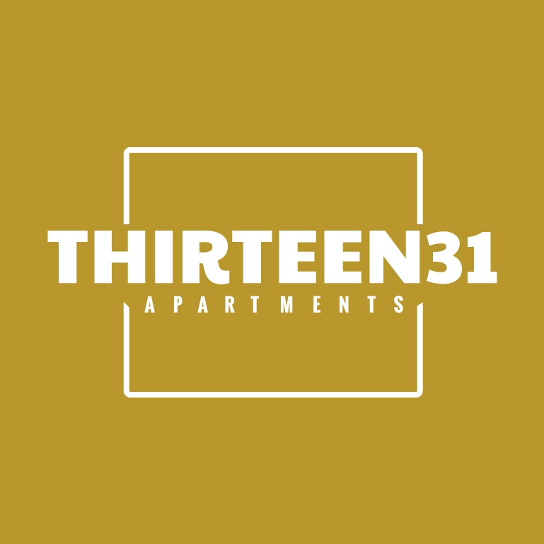 Thirteen31 Apartments logo.
