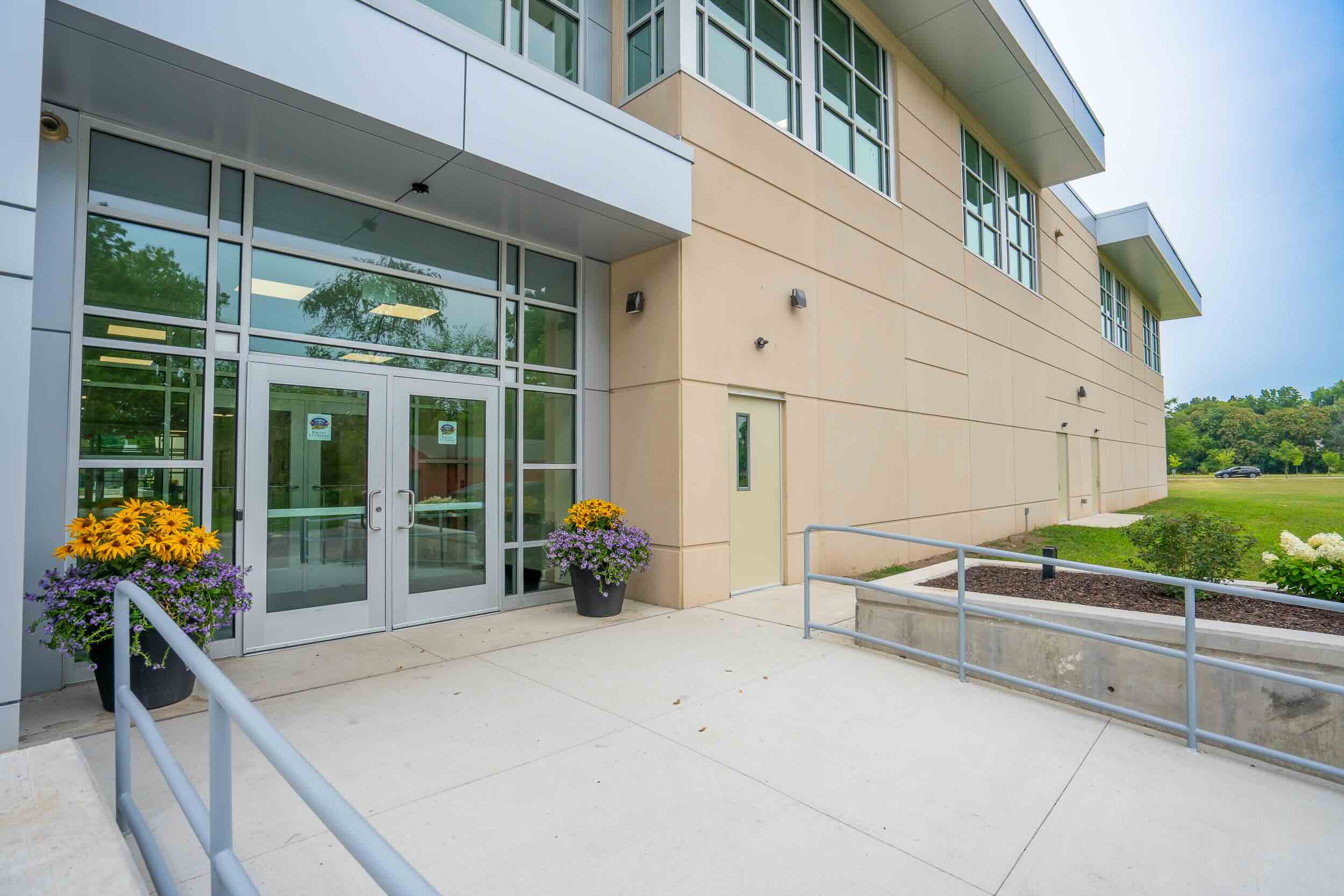 Exterior of Racine Lutheran High School.