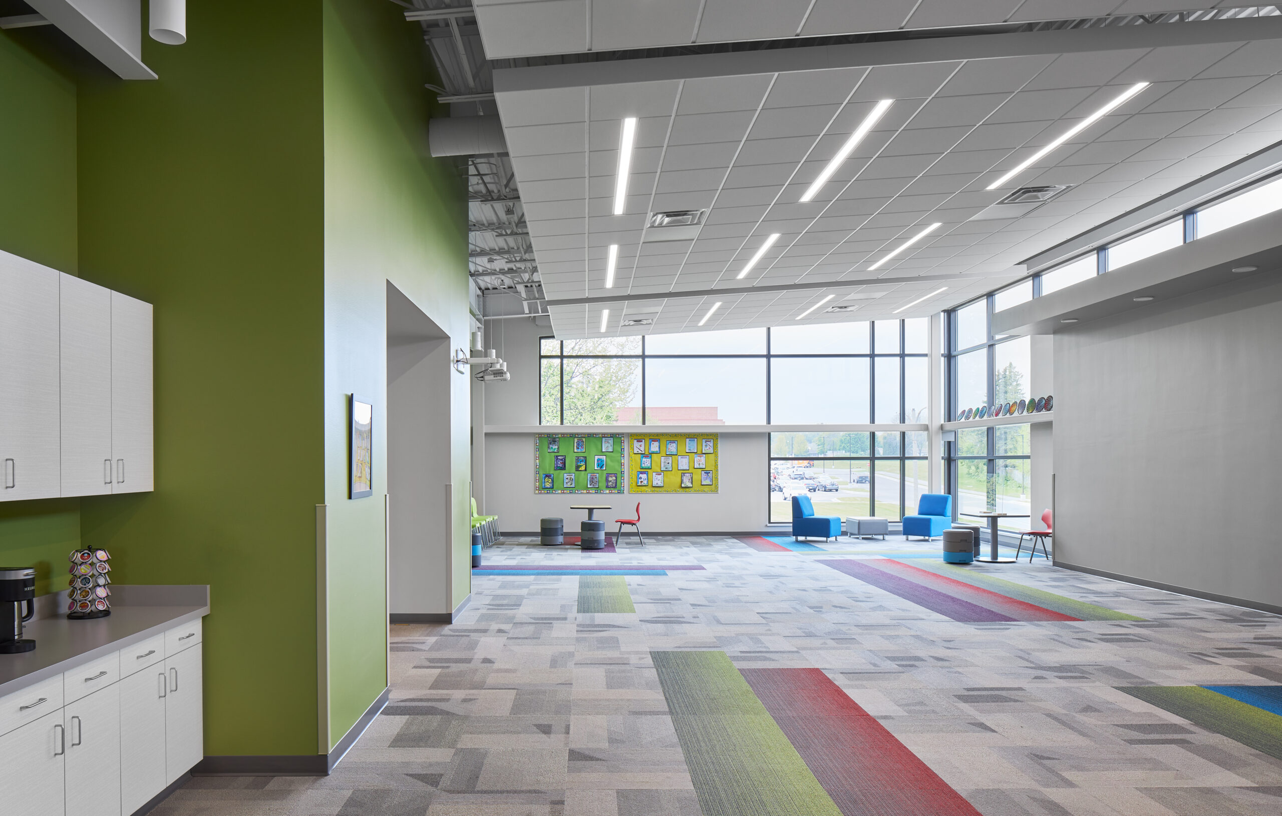 First Immanuel Lutheran teacher's lounge.