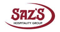 Saz's Hospitality Group logo.